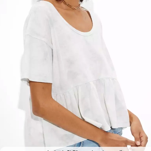 Scoop neck baby doll shirt - Picture 2 of 2